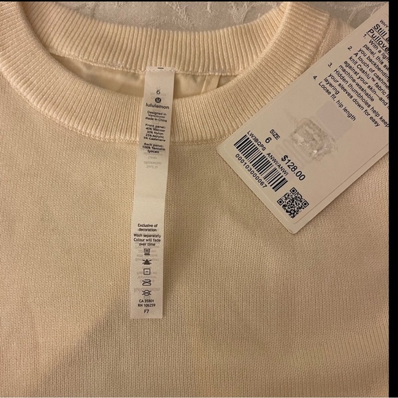Lululemon Still At Ease Open Back Sweater NWT - Picture 16 of 16
